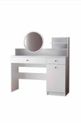 Hanah HomeMake Up Table Harmony RoundValkoinenKirjoituspöydät- Homeroo...