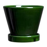 Bergs Potter Julie ruukku lasitettu Ø13 cm Green emerald