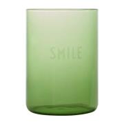 Design Letters Design Letters -suosikkilasi 35 cl Smile-green