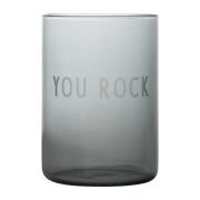 Design Letters Design Letters -suosikkilasi 35 cl You rock-black