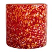 Byon Calore kynttilälyhty M Ø 15 cm Punainen-oranssi