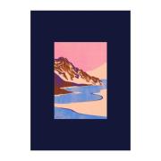 Paper Collective Blue Landscape -juliste 50 x 70 cm
