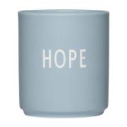 Design Letters Design Letters suosikkikuppi 25 cl Hope-light blue