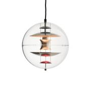 Verpan VP Globe -kattovalaisin Ø 28 cm Chrome-red-blue