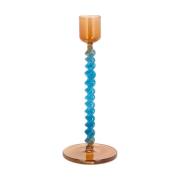 Villa Collection Styles kynttilänjalka 16,3 cm Blue-amber