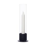 ERNST Ernst kynttilänjalka lasisylinteri Ø7,5 cm Musta