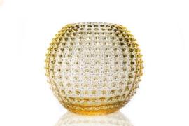 Anna Von Lipa Hobnail Globe maljakko 24 cm Sitruuna