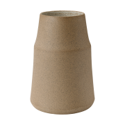 Knabstrup Keramik Clay vaasi 18 cm Warm sand