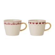 Bloomingville Jolly muki 2 kpl Red