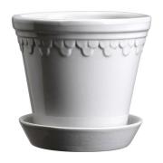 Bergs Potter Københavner ruukku lasitettu Ø16 cm Mineral White