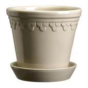 Bergs Potter Københavner ruukku lasitettu Ø21 cm Sand Stone