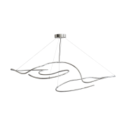 101 Copenhagen Ghost Chandelier big kattolamppu Chrome
