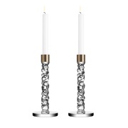 Orrefors Carat kynttilänjalka messinki 2 kpl 2 kpl