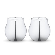 Georg Jensen Cafu kynttilälyhty 2-pakkaus Ruostumaton teräs