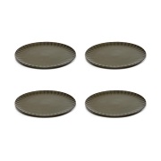 Serax Inku lautanen L Ø24 cm 4 kpl Green