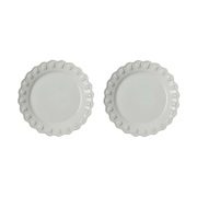 PotteryJo Tulipa leipälautanen Ø20 cm 2-pakkaus White