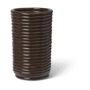 Ferm Living Corduroy maljakko 21 cm Carob Brown