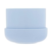 Iittala Nappula ruukku aluslautasella Ø17 cm k13 cm Aqua