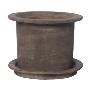 ERNST Ernst terrakottaruukku aluslautasella Ø18 cm