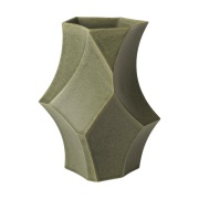 Ferm Living Cueva maljakko 26 cm Dark sage