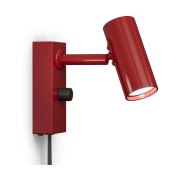 Belid Cato seinälamppu Kiiltävä rubiininpunainen-mattamusta