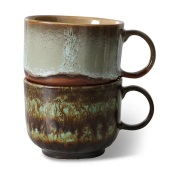 HKliving 70's teekuppi 42,5 cl 2 osaa Odyssey