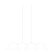 Globen Lighting Curve riippuvalaisin 5 Valkoinen