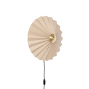 Hübsch Pliss seinävalaisin Beige