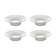 Serax Silhouette syvä sivulautanen S Ø10,5 cm. 4 kpl White