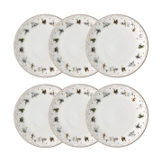 Wik & Walsøe Julemorgen lautanen Ø28 cm 6-pakkaus Julemorgen lautanen ...