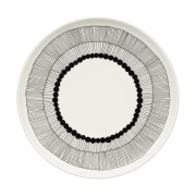 Marimekko Siirtolapuutarha lautanen Ø 25 cm Valkoinen-musta