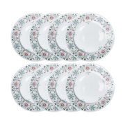 Rörstrand Swedish Grace Winter lautanen Ø27 cm 8-pakkaus - Valkoinen S...