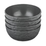 Koziol Club kulho Ø16,2 cm 4-pack biokierrätysmuovi Nature ash grey