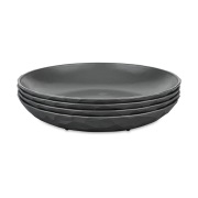 Koziol Club syvä lautanen Ø22 cm 4-pack biokierrätysmuovi Nature ash g...