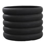 DBKD Mud ruukku, musta Suuri, Ø 20 cm