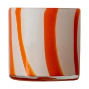 Byon Calore kynttilälyhty XS Ø 10 cm Orange-white