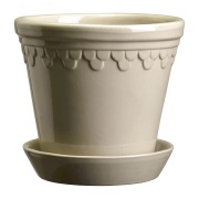 Bergs Potter Københavner ruukku lasitettu Ø18 cm Sand Stone