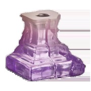 Kosta Boda Rocky Baroque -kynttilänjalka 95 mm Syreeni