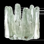 Olsson & Jensen Helix kynttilälyhty Ø10,5 cm Sammaleenvihreä