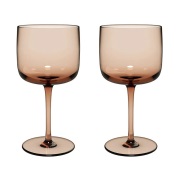 Villeroy & Boch Like viinilasi 27 cl 2-pakkaus Clay