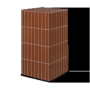 Ferm Living Pillar jalusta Ruskea