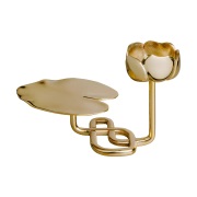 Hilke Collection Ninfea No.1 kynttilänjalka Messinki