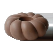 DBKD Twine kynttilälyhty Ø 14 cm Nougat