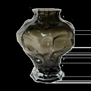 Hein Studio Ammonit vaasi 30 cm New Smoke