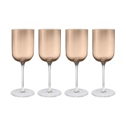 blomus Fuumi punaviinilasi 40 cl 4-pack Kahvi-Kirkas