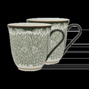 Rörstrand Ostindia Floris muki 30 cl 2 kpl Vihreä