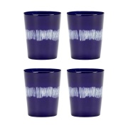 Serax Ottolenghi Feast teekuppi 33 cl 4-pakkaus Dark blue-white