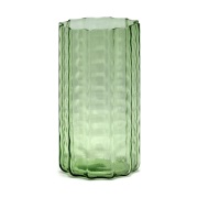 Serax Waves 01 maljakko 21 cm Green-clear