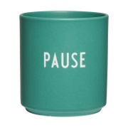 Design Letters Design Letters suosikkikuppi 25 cl Pause-antique green