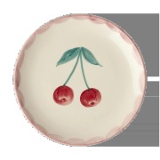 RICE Rice keramiikkalautanen Ø15 cm Kirsikka